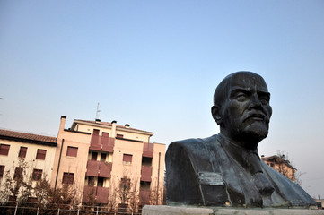 Lenin Statue in Cavriago, Emilia-Romagna, Italy
