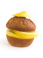 muffin with lemon