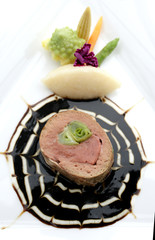 Kalbsleberroulade