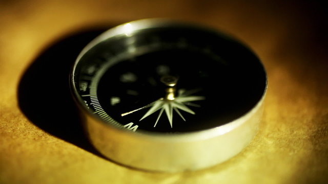 Antique Compass (macro close-up)