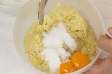 torta di riso - preparazione