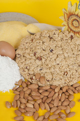 Torta di mandorle. Sbrisolana