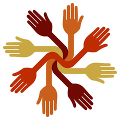 Lets work together vector.