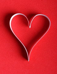 Valentine's paper heart