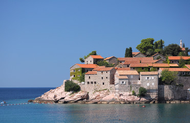 Fototapeta na wymiar San Stefan in Montenegro