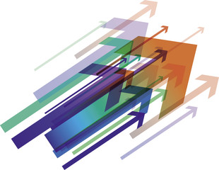 Colorful arrows