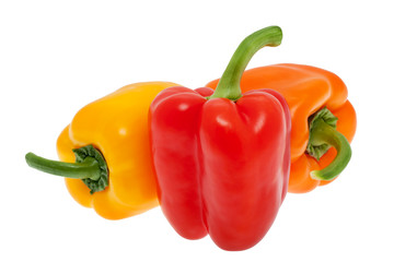 Verschiedenfarbige Paprikas