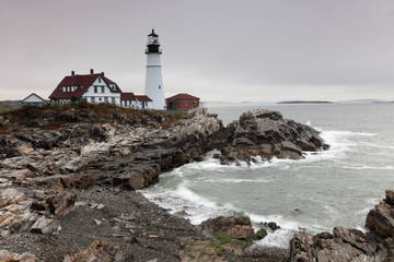 Portland Head Light, Cape Elizabeth, Maine, USA