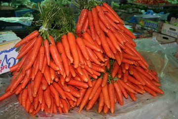 Fresh carrots