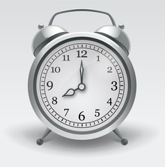 Alarm clock. Realistic Vector Illustration