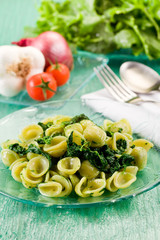 Orecchiette with Turnip tops