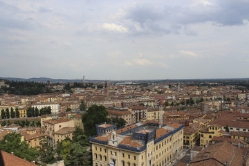 Fototapeta premium View of Verona, from the Tower of Lamberti
