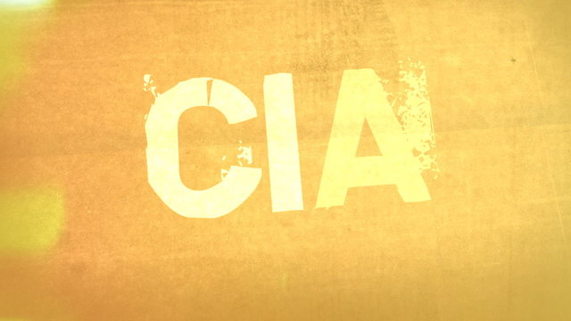 FBI CIA NSA Text Animation Graphic Title