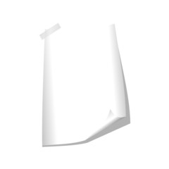 papierblatt aufgeklebt III