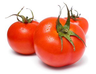 three tomatoes