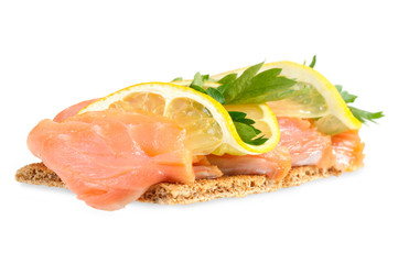 Salmon with lemon