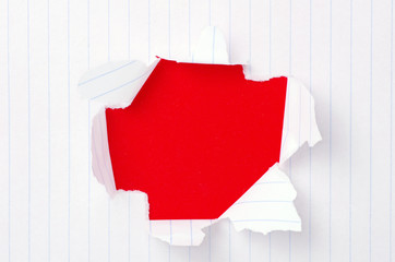 torn paper