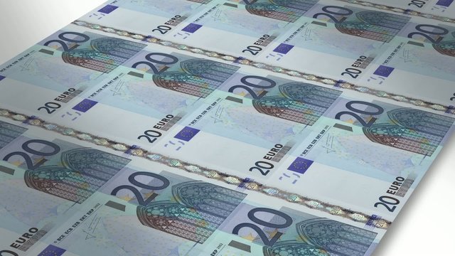 Mint - Printing 20 euro bills