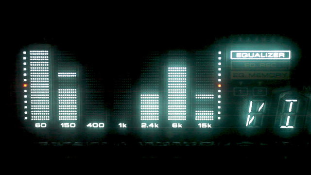 Audio EQ Liquid Crystal LED