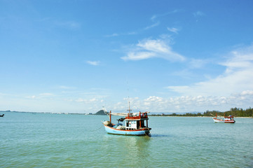 Fishing boat thai.