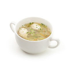 Vegetables Soup with Chicken