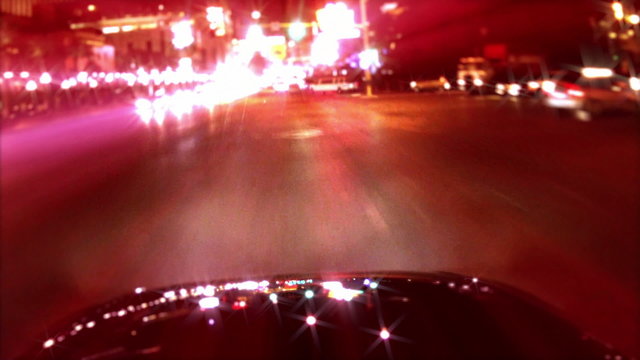 Light Reflections on Car Camera POV