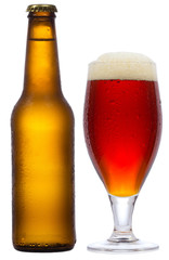 bottle and glass of beer
