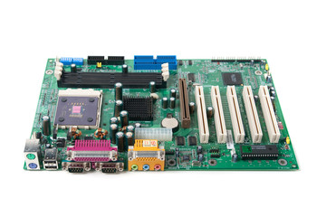 PC motherboard.