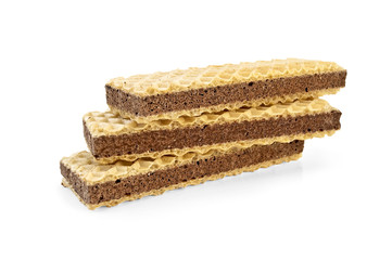 Waffles with chocolate