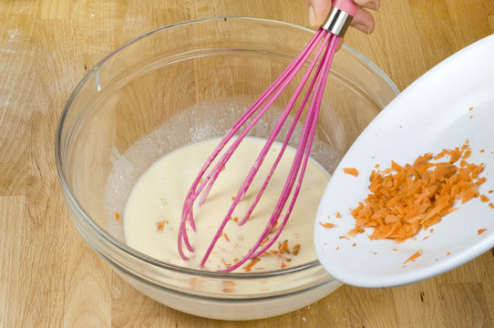 Torta di carote - Carrot Cake preparation
