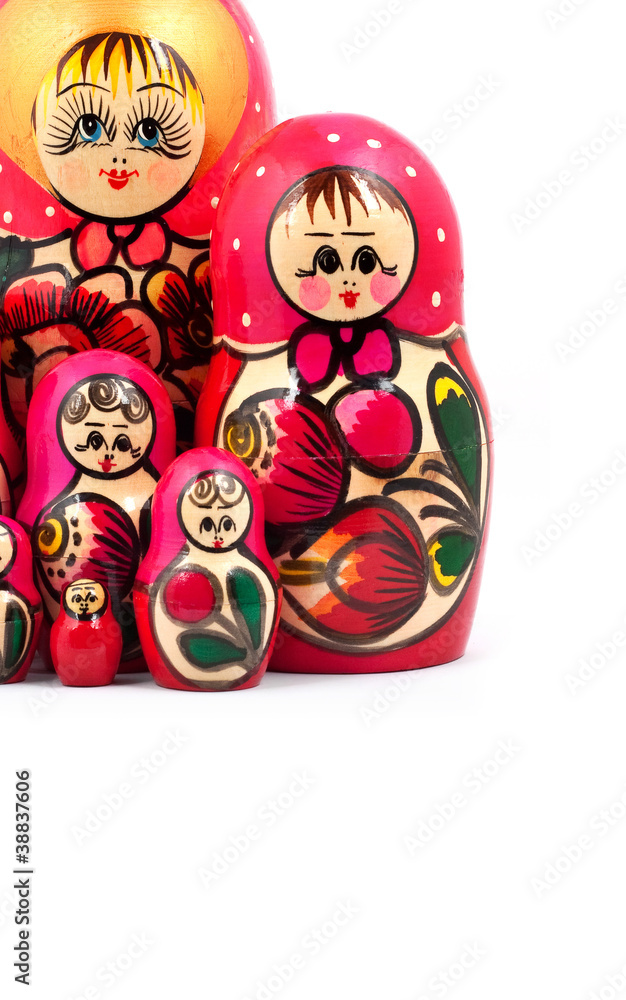 Wall mural Russian Dolls