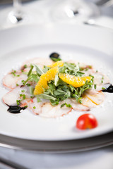 Fish carpaccio