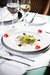 Fish carpaccio
