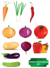 Vegetables set