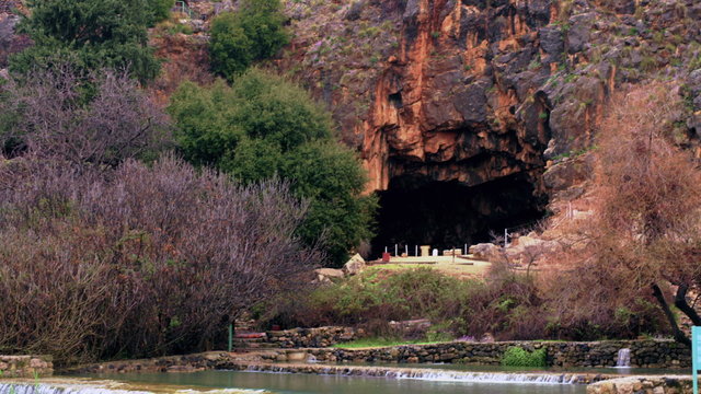 Stock Video Footage of Banias Spring area shot in Israel at 4k with Red.