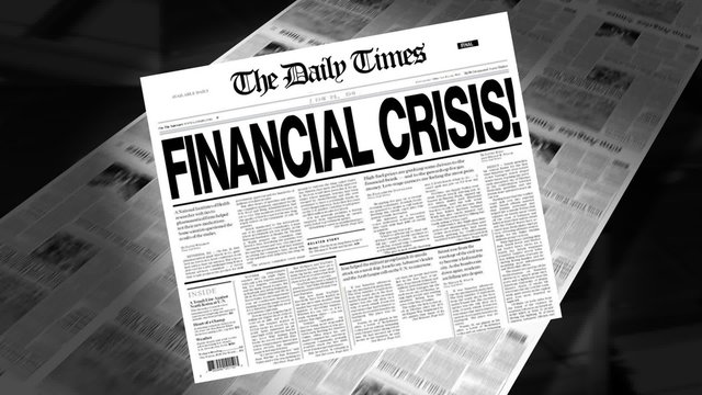 Financial Crisis - Newspaper Headline (Intro + Loops)