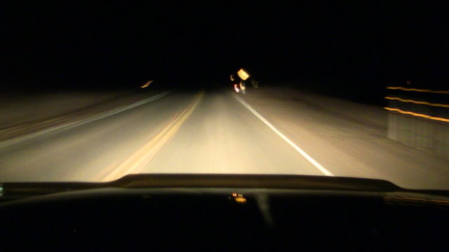 High Speed Drive at Night