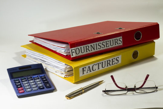 classeurs fiurnisseurs et factures