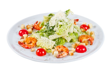 Caesar Salad with shrimps