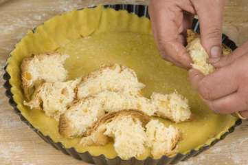 Panettone cake - preparation