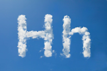 H font clouds