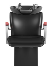 Black hair wash chair
