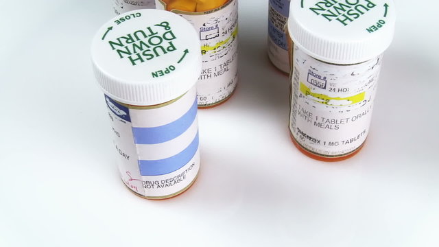 Prescription Bottle & Pills