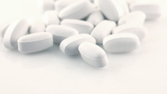Pills on White