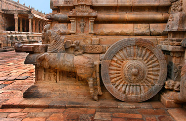 Detail Darasuram-Tempel / Tanjore, Südindien