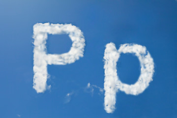 p font clouds.