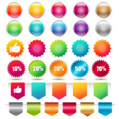 Sale Shopping Badge And Labels