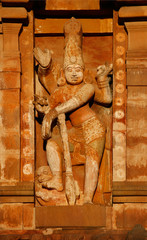Statue, Brihadisvara-Tempel / Thanjavur, Südindien