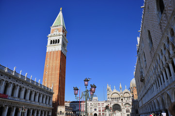 Fototapeta na wymiar Wenecja, Piazza San Marco, kanały