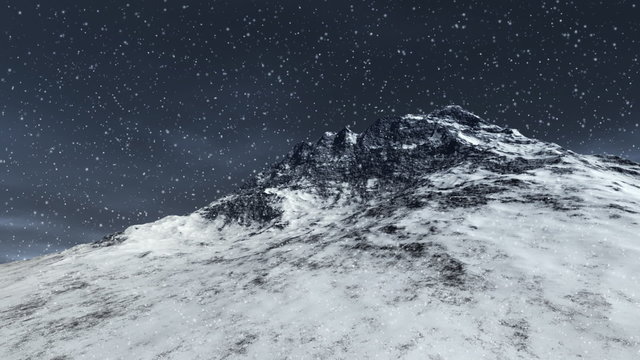 Snowy Mountain (HD Loop)
